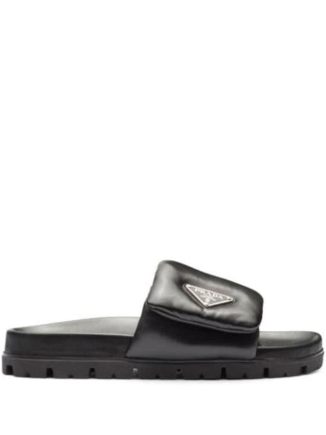 prada limited edition flip flops|Prada fluffy slides.